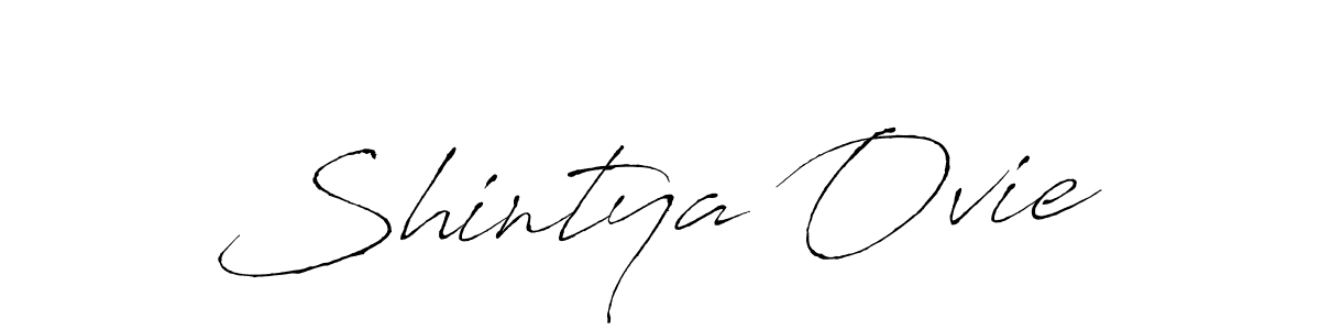 You should practise on your own different ways (Antro_Vectra) to write your name (Shintya Ovie) in signature. don't let someone else do it for you. Shintya Ovie signature style 6 images and pictures png