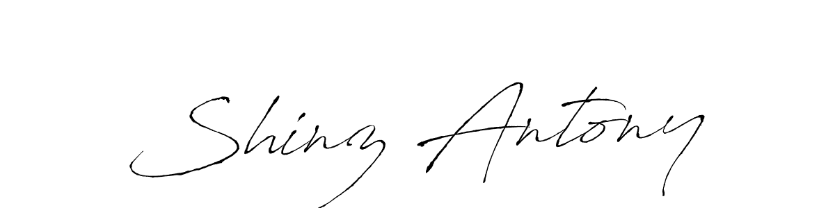 Also we have Shinz Antony name is the best signature style. Create professional handwritten signature collection using Antro_Vectra autograph style. Shinz Antony signature style 6 images and pictures png