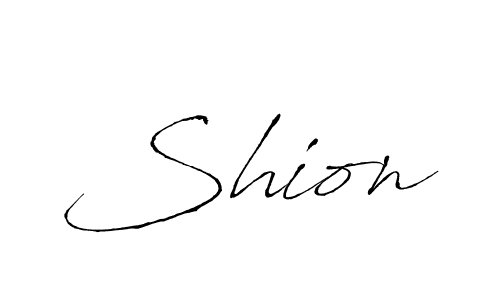 Shion stylish signature style. Best Handwritten Sign (Antro_Vectra) for my name. Handwritten Signature Collection Ideas for my name Shion. Shion signature style 6 images and pictures png