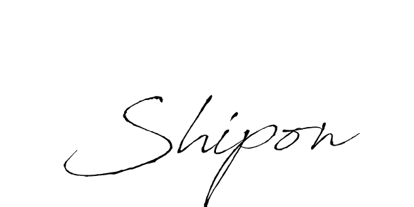 Design your own signature with our free online signature maker. With this signature software, you can create a handwritten (Antro_Vectra) signature for name Shipon. Shipon signature style 6 images and pictures png