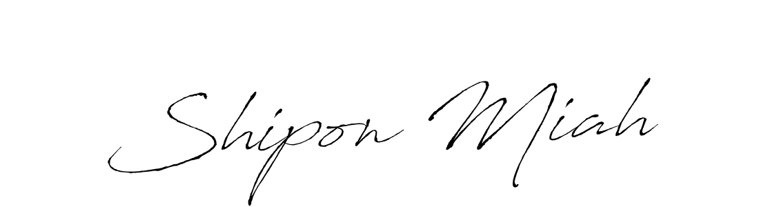 Also You can easily find your signature by using the search form. We will create Shipon Miah name handwritten signature images for you free of cost using Antro_Vectra sign style. Shipon Miah signature style 6 images and pictures png