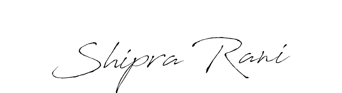 Use a signature maker to create a handwritten signature online. With this signature software, you can design (Antro_Vectra) your own signature for name Shipra Rani. Shipra Rani signature style 6 images and pictures png