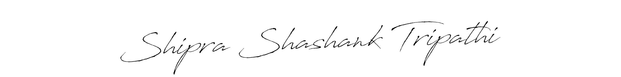 Use a signature maker to create a handwritten signature online. With this signature software, you can design (Antro_Vectra) your own signature for name Shipra Shashank Tripathi. Shipra Shashank Tripathi signature style 6 images and pictures png