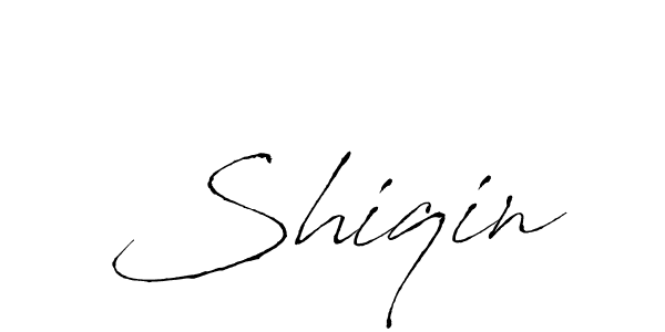 Use a signature maker to create a handwritten signature online. With this signature software, you can design (Antro_Vectra) your own signature for name Shiqin. Shiqin signature style 6 images and pictures png