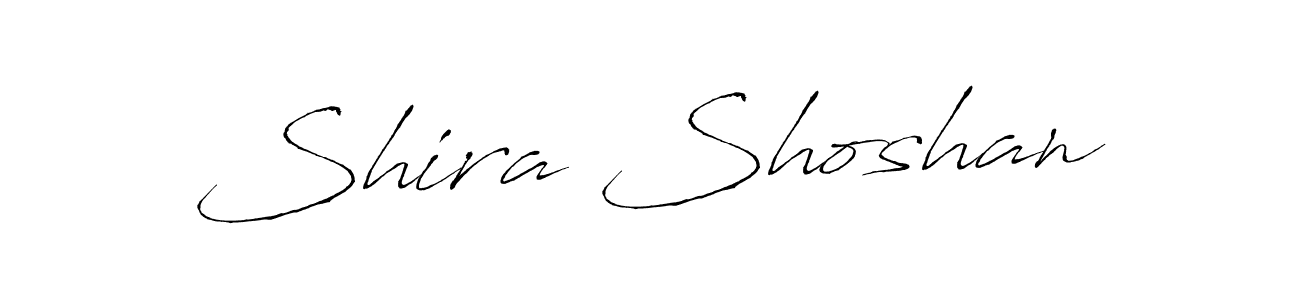 How to make Shira Shoshan signature? Antro_Vectra is a professional autograph style. Create handwritten signature for Shira Shoshan name. Shira Shoshan signature style 6 images and pictures png