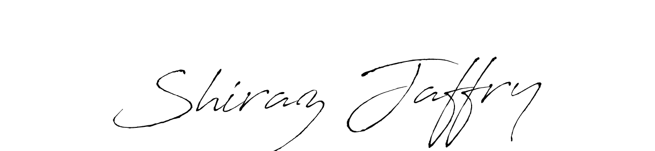 Shiraz Jaffry stylish signature style. Best Handwritten Sign (Antro_Vectra) for my name. Handwritten Signature Collection Ideas for my name Shiraz Jaffry. Shiraz Jaffry signature style 6 images and pictures png
