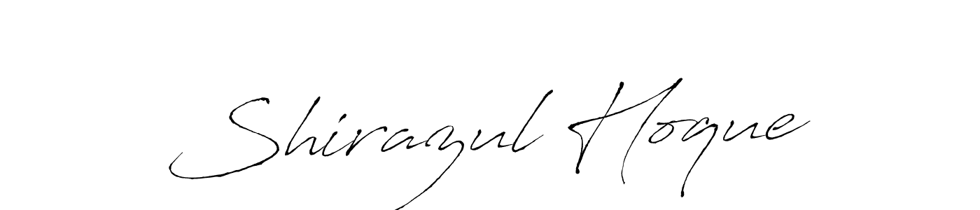 Create a beautiful signature design for name Shirazul Hoque. With this signature (Antro_Vectra) fonts, you can make a handwritten signature for free. Shirazul Hoque signature style 6 images and pictures png