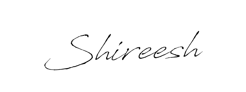 Design your own signature with our free online signature maker. With this signature software, you can create a handwritten (Antro_Vectra) signature for name Shireesh. Shireesh signature style 6 images and pictures png