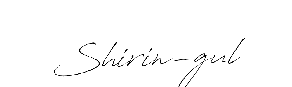 Design your own signature with our free online signature maker. With this signature software, you can create a handwritten (Antro_Vectra) signature for name Shirin-gul. Shirin-gul signature style 6 images and pictures png