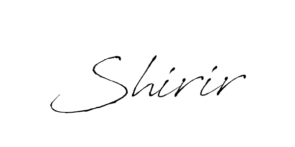 How to make Shirir signature? Antro_Vectra is a professional autograph style. Create handwritten signature for Shirir name. Shirir signature style 6 images and pictures png