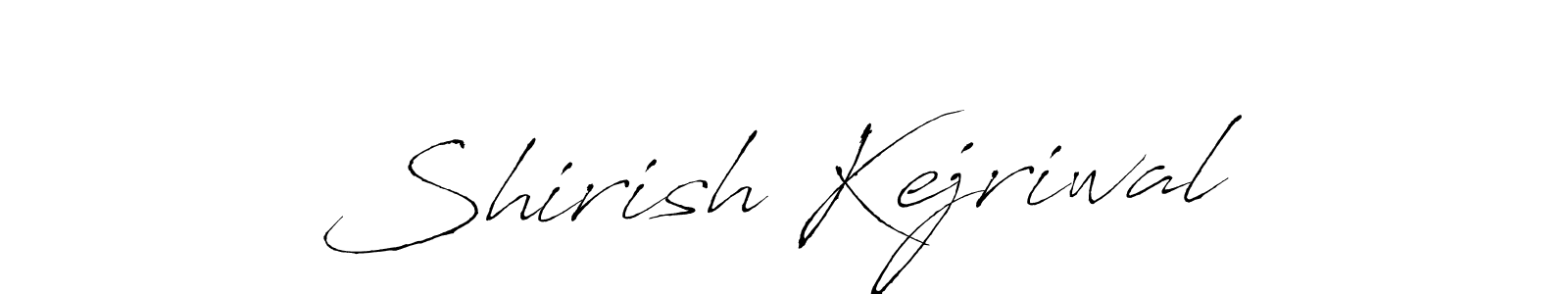 Make a beautiful signature design for name Shirish Kejriwal. With this signature (Antro_Vectra) style, you can create a handwritten signature for free. Shirish Kejriwal signature style 6 images and pictures png