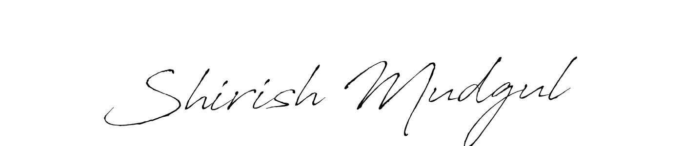 Use a signature maker to create a handwritten signature online. With this signature software, you can design (Antro_Vectra) your own signature for name Shirish Mudgul. Shirish Mudgul signature style 6 images and pictures png