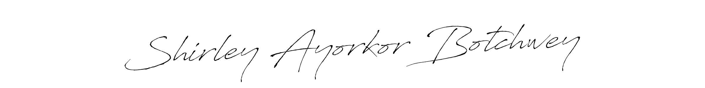 Similarly Antro_Vectra is the best handwritten signature design. Signature creator online .You can use it as an online autograph creator for name Shirley Ayorkor Botchwey. Shirley Ayorkor Botchwey signature style 6 images and pictures png