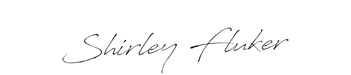 Make a beautiful signature design for name Shirley Fluker. With this signature (Antro_Vectra) style, you can create a handwritten signature for free. Shirley Fluker signature style 6 images and pictures png