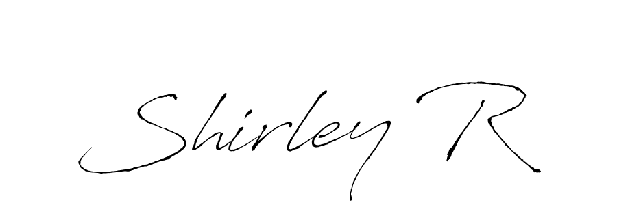 How to make Shirley R signature? Antro_Vectra is a professional autograph style. Create handwritten signature for Shirley R name. Shirley R signature style 6 images and pictures png