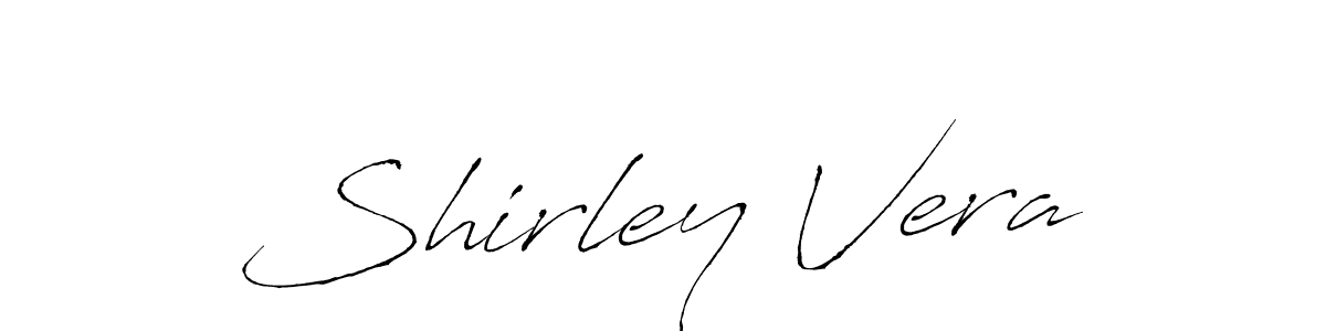 Design your own signature with our free online signature maker. With this signature software, you can create a handwritten (Antro_Vectra) signature for name Shirley Vera. Shirley Vera signature style 6 images and pictures png