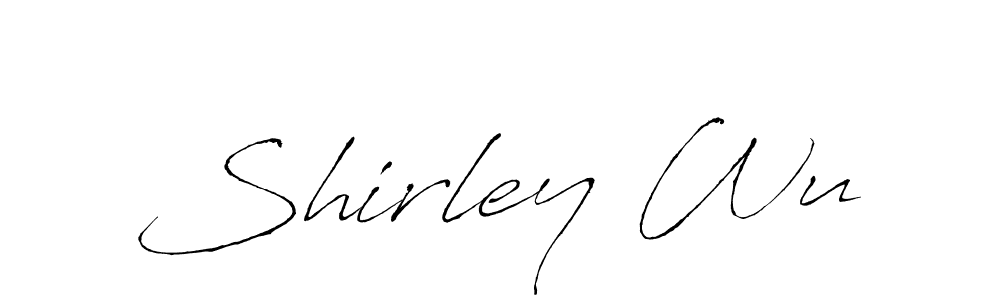 Make a beautiful signature design for name Shirley Wu. With this signature (Antro_Vectra) style, you can create a handwritten signature for free. Shirley Wu signature style 6 images and pictures png