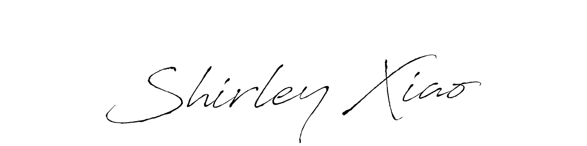 How to make Shirley Xiao signature? Antro_Vectra is a professional autograph style. Create handwritten signature for Shirley Xiao name. Shirley Xiao signature style 6 images and pictures png