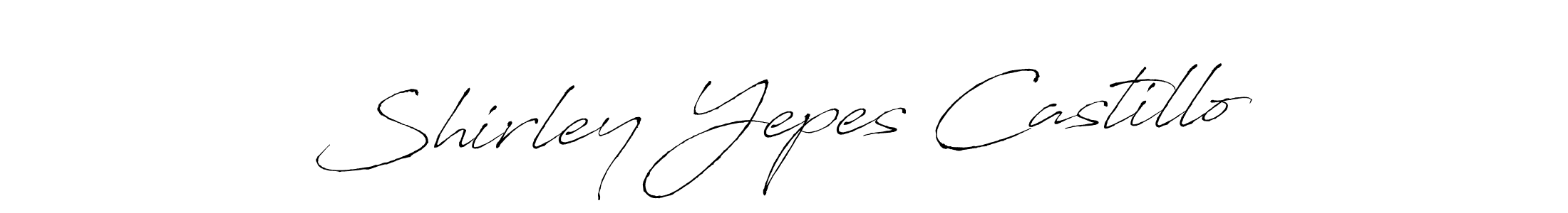 Use a signature maker to create a handwritten signature online. With this signature software, you can design (Antro_Vectra) your own signature for name Shirley Yepes Castillo. Shirley Yepes Castillo signature style 6 images and pictures png