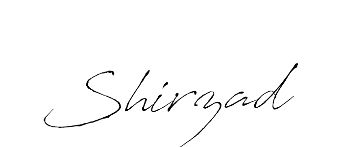 How to make Shirzad name signature. Use Antro_Vectra style for creating short signs online. This is the latest handwritten sign. Shirzad signature style 6 images and pictures png