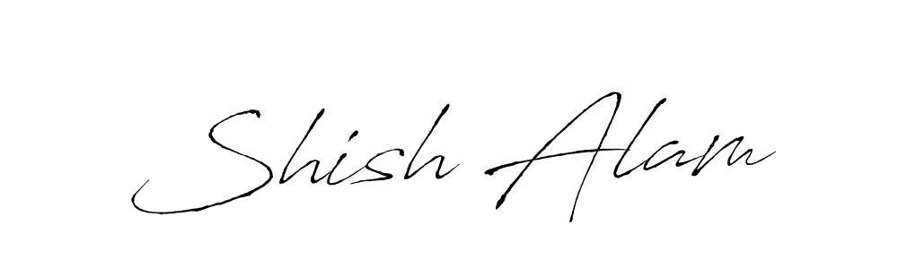 How to make Shish Alam signature? Antro_Vectra is a professional autograph style. Create handwritten signature for Shish Alam name. Shish Alam signature style 6 images and pictures png