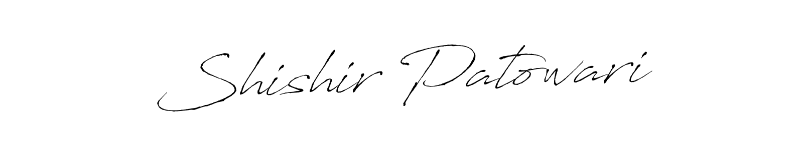 Shishir Patowari stylish signature style. Best Handwritten Sign (Antro_Vectra) for my name. Handwritten Signature Collection Ideas for my name Shishir Patowari. Shishir Patowari signature style 6 images and pictures png