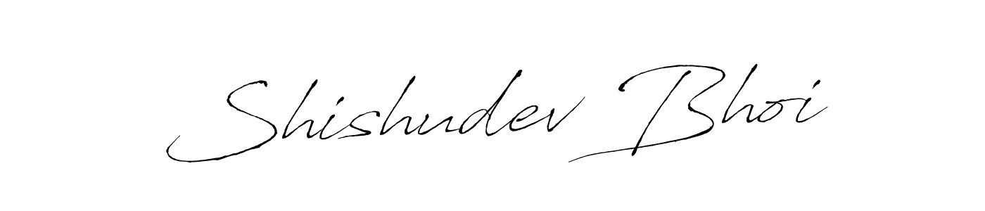 Antro_Vectra is a professional signature style that is perfect for those who want to add a touch of class to their signature. It is also a great choice for those who want to make their signature more unique. Get Shishudev Bhoi name to fancy signature for free. Shishudev Bhoi signature style 6 images and pictures png