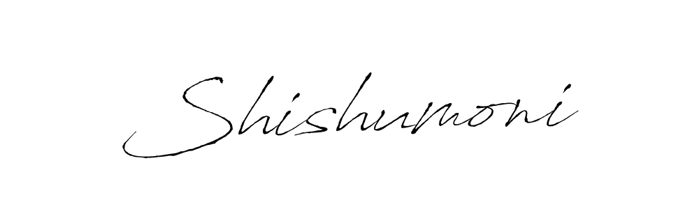 You should practise on your own different ways (Antro_Vectra) to write your name (Shishumoni) in signature. don't let someone else do it for you. Shishumoni signature style 6 images and pictures png