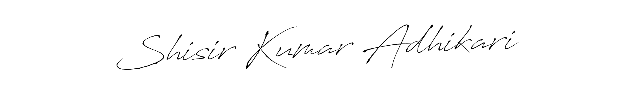 Use a signature maker to create a handwritten signature online. With this signature software, you can design (Antro_Vectra) your own signature for name Shisir Kumar Adhikari. Shisir Kumar Adhikari signature style 6 images and pictures png