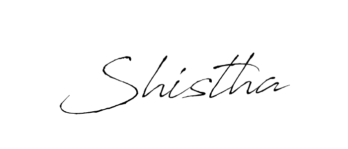 Shistha stylish signature style. Best Handwritten Sign (Antro_Vectra) for my name. Handwritten Signature Collection Ideas for my name Shistha. Shistha signature style 6 images and pictures png