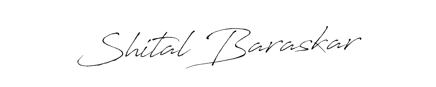 Similarly Antro_Vectra is the best handwritten signature design. Signature creator online .You can use it as an online autograph creator for name Shital Baraskar. Shital Baraskar signature style 6 images and pictures png