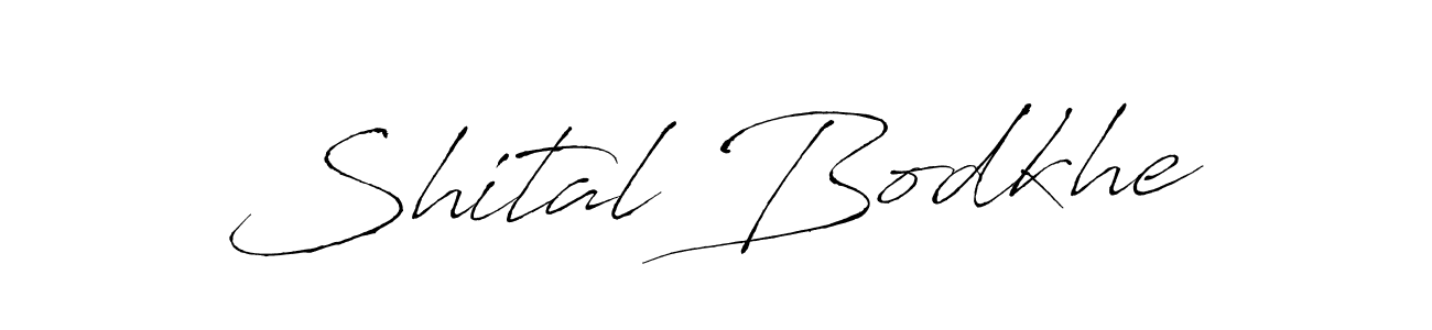 The best way (Antro_Vectra) to make a short signature is to pick only two or three words in your name. The name Shital Bodkhe include a total of six letters. For converting this name. Shital Bodkhe signature style 6 images and pictures png