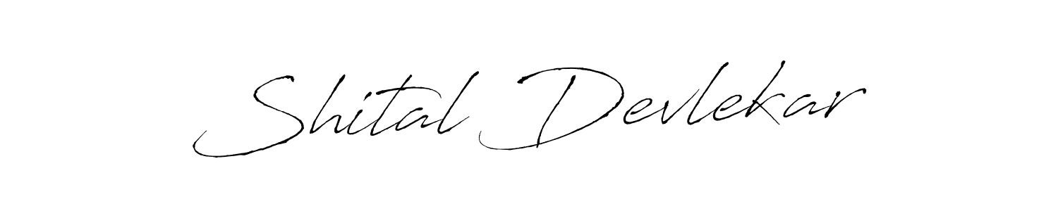 This is the best signature style for the Shital Devlekar name. Also you like these signature font (Antro_Vectra). Mix name signature. Shital Devlekar signature style 6 images and pictures png