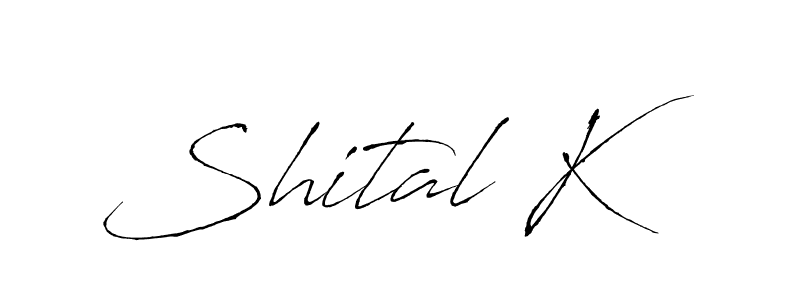 Create a beautiful signature design for name Shital K. With this signature (Antro_Vectra) fonts, you can make a handwritten signature for free. Shital K signature style 6 images and pictures png