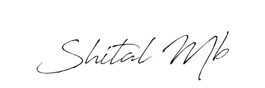 Use a signature maker to create a handwritten signature online. With this signature software, you can design (Antro_Vectra) your own signature for name Shital Mb. Shital Mb signature style 6 images and pictures png