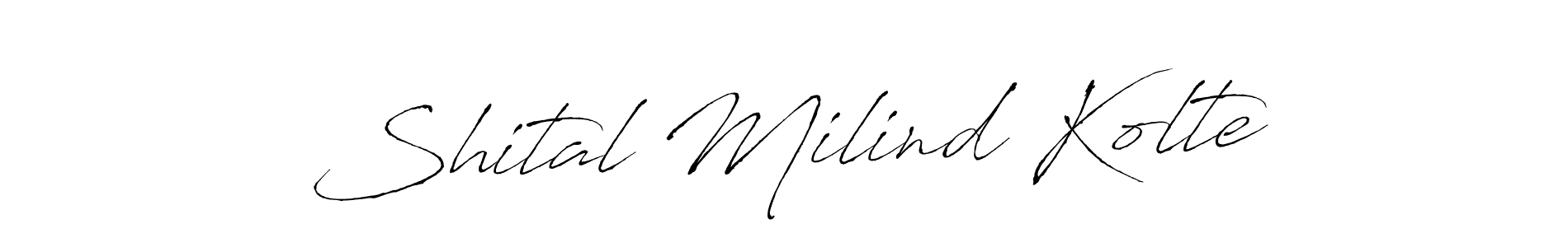 Make a beautiful signature design for name Shital Milind Kolte. Use this online signature maker to create a handwritten signature for free. Shital Milind Kolte signature style 6 images and pictures png