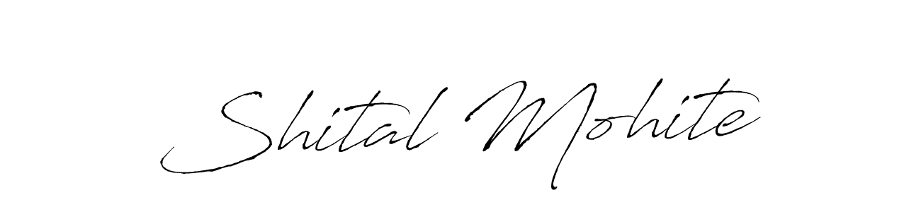 How to make Shital Mohite signature? Antro_Vectra is a professional autograph style. Create handwritten signature for Shital Mohite name. Shital Mohite signature style 6 images and pictures png