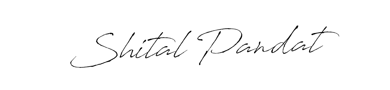 Design your own signature with our free online signature maker. With this signature software, you can create a handwritten (Antro_Vectra) signature for name Shital Pandat. Shital Pandat signature style 6 images and pictures png