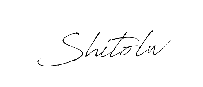 Design your own signature with our free online signature maker. With this signature software, you can create a handwritten (Antro_Vectra) signature for name Shitolw. Shitolw signature style 6 images and pictures png