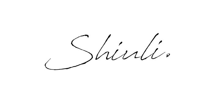 How to make Shiuli. name signature. Use Antro_Vectra style for creating short signs online. This is the latest handwritten sign. Shiuli. signature style 6 images and pictures png