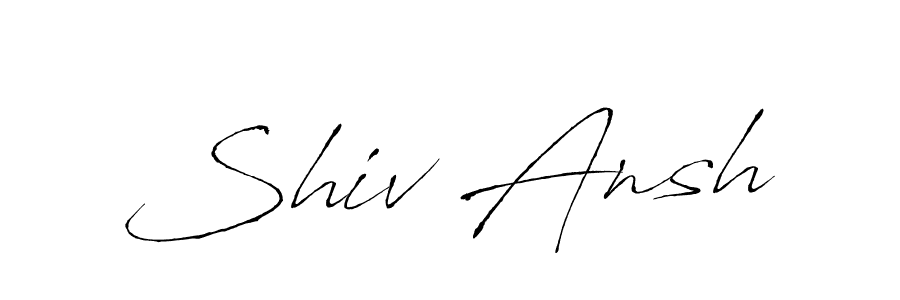 How to Draw Shiv Ansh signature style? Antro_Vectra is a latest design signature styles for name Shiv Ansh. Shiv Ansh signature style 6 images and pictures png