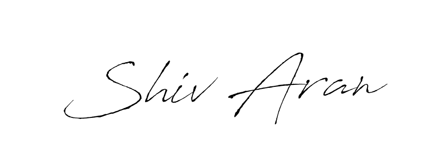 Design your own signature with our free online signature maker. With this signature software, you can create a handwritten (Antro_Vectra) signature for name Shiv Aran. Shiv Aran signature style 6 images and pictures png