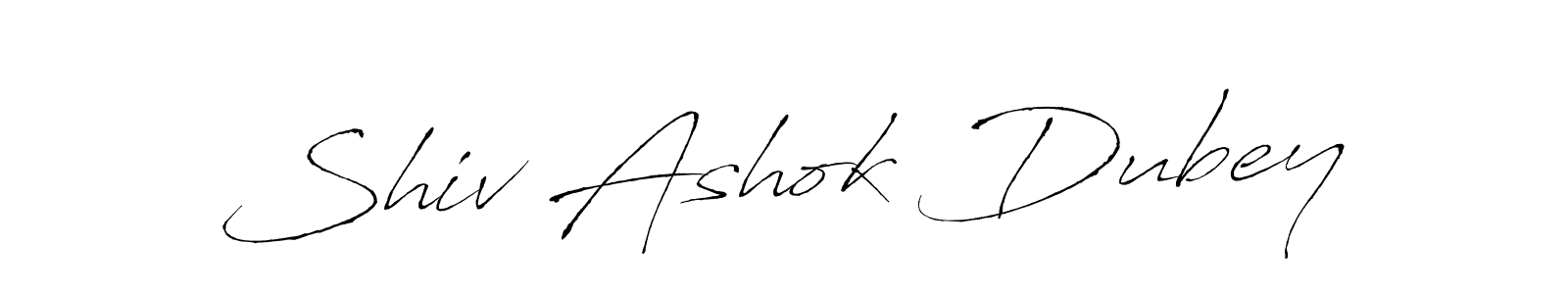 Shiv Ashok Dubey stylish signature style. Best Handwritten Sign (Antro_Vectra) for my name. Handwritten Signature Collection Ideas for my name Shiv Ashok Dubey. Shiv Ashok Dubey signature style 6 images and pictures png