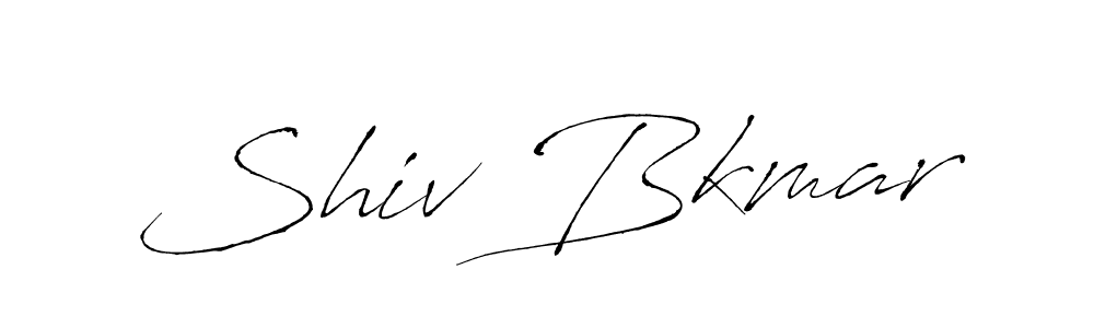Design your own signature with our free online signature maker. With this signature software, you can create a handwritten (Antro_Vectra) signature for name Shiv Bkmar. Shiv Bkmar signature style 6 images and pictures png