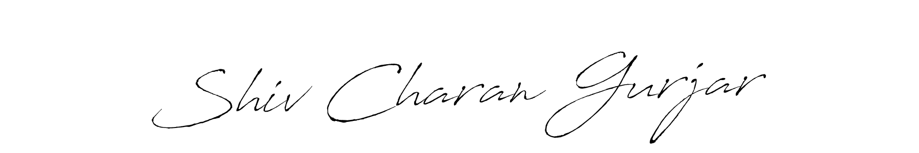 This is the best signature style for the Shiv Charan Gurjar name. Also you like these signature font (Antro_Vectra). Mix name signature. Shiv Charan Gurjar signature style 6 images and pictures png