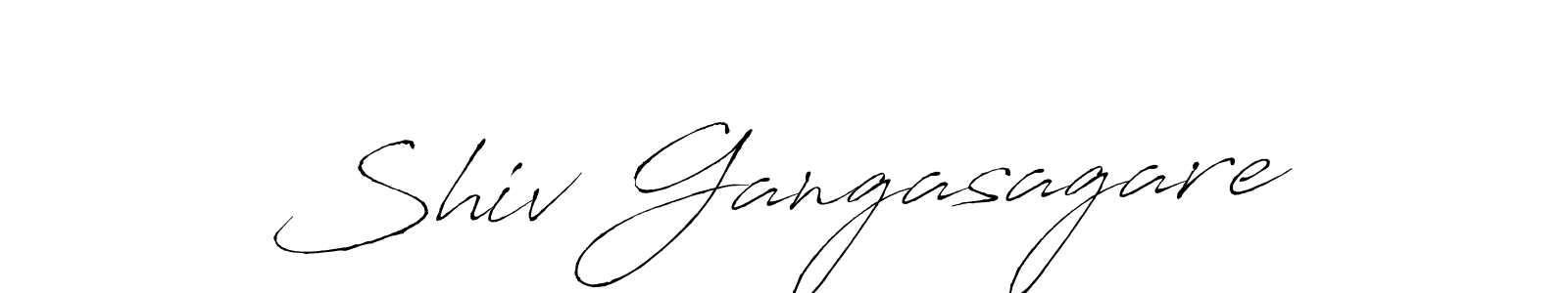 Similarly Antro_Vectra is the best handwritten signature design. Signature creator online .You can use it as an online autograph creator for name Shiv Gangasagare. Shiv Gangasagare signature style 6 images and pictures png