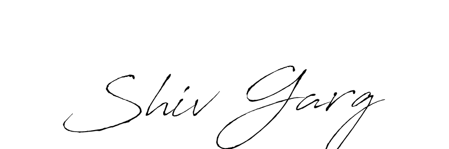 Use a signature maker to create a handwritten signature online. With this signature software, you can design (Antro_Vectra) your own signature for name Shiv Garg. Shiv Garg signature style 6 images and pictures png