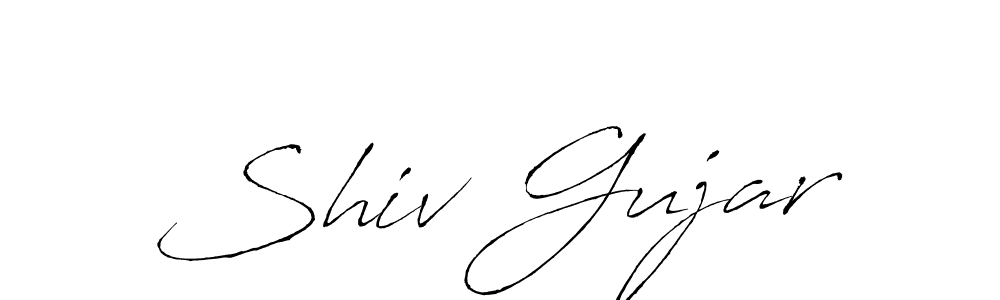 How to make Shiv Gujar signature? Antro_Vectra is a professional autograph style. Create handwritten signature for Shiv Gujar name. Shiv Gujar signature style 6 images and pictures png