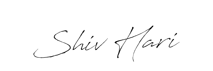 Shiv Hari stylish signature style. Best Handwritten Sign (Antro_Vectra) for my name. Handwritten Signature Collection Ideas for my name Shiv Hari. Shiv Hari signature style 6 images and pictures png