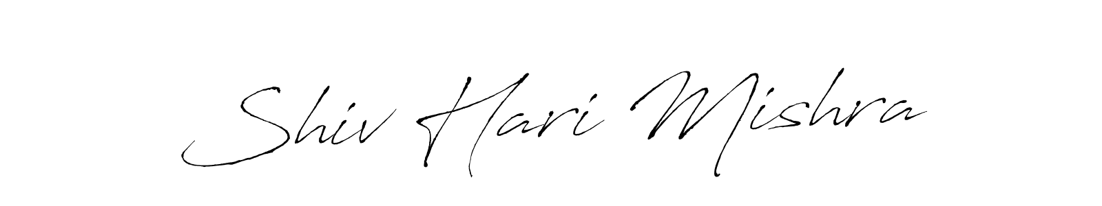 The best way (Antro_Vectra) to make a short signature is to pick only two or three words in your name. The name Shiv Hari Mishra include a total of six letters. For converting this name. Shiv Hari Mishra signature style 6 images and pictures png